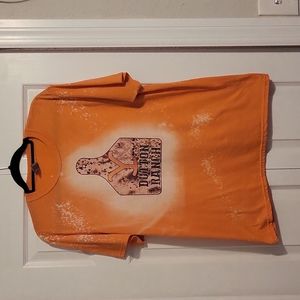 Yellowstone Dutton Ranch Bleached Gildan Tee Shirt L Large